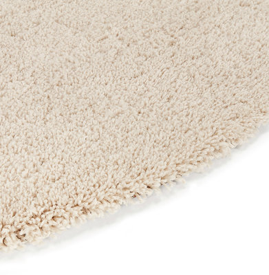 Vloerkleed POAL Ø 160 CM Crème