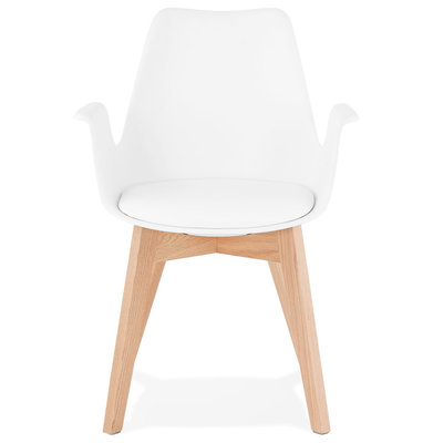 Design Stoel ALCAPONE Wit-Naturel