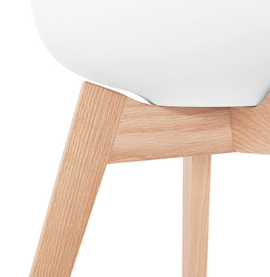 Design Stoel ALCAPONE Wit-Naturel