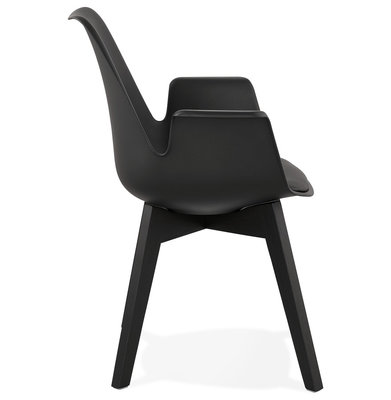 Design Stoel ALCAPONE Zwart-Zwart