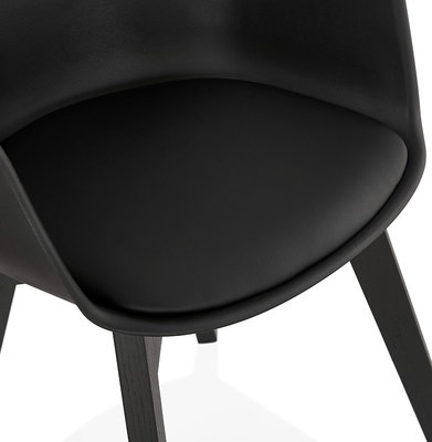 Design Stoel ALCAPONE Zwart-Zwart