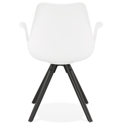Design Stoel SKANOR Wit-Zwart