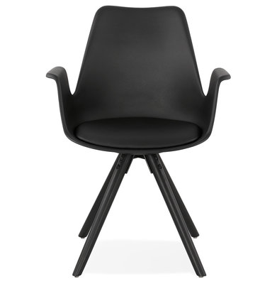 Design Stoel SKANOR Zwart-Zwart