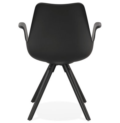 Design Stoel SKANOR Zwart-Zwart