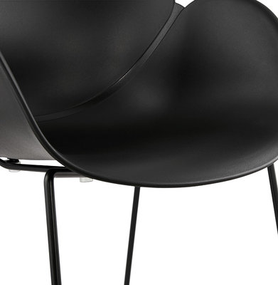 Design Stoel ROXAN Zwart-Zwart