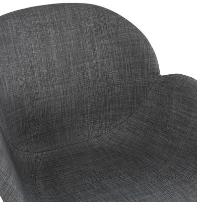 Design Stoel ELEGANS Donkergrijs-Zwart