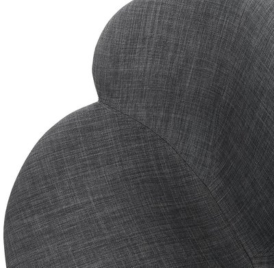 Design Stoel ELEGANS Donkergrijs-Zwart