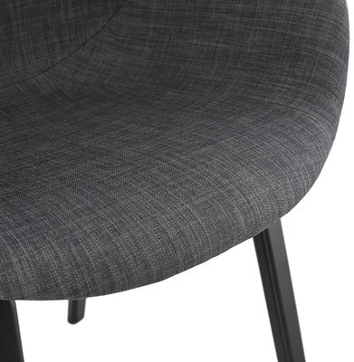 Design Stoel ELEGANS Donkergrijs-Zwart
