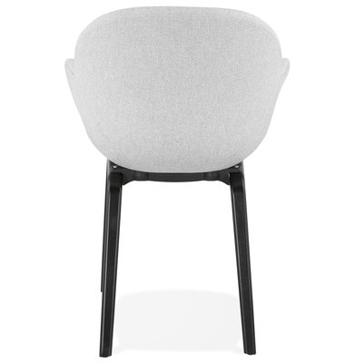 Design Stoel ELEGANS Lichtgrijs-Zwart