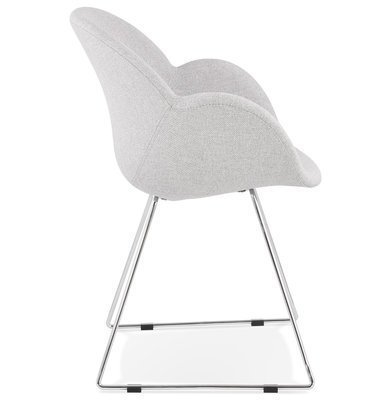 Design Stoel TEXINA Lichtgrijs