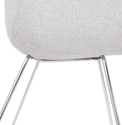 Design Stoel TEXINA Lichtgrijs