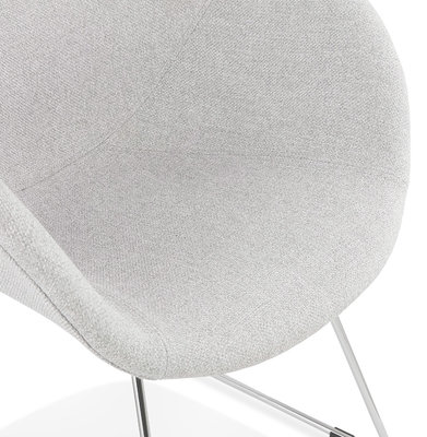 Design Stoel TEXINA Lichtgrijs