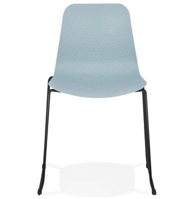 Eetkamerstoel BEE Blauw-Zwart