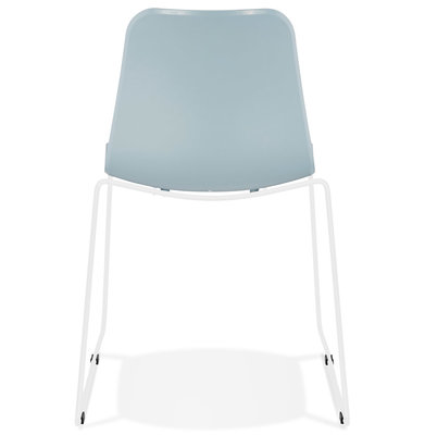 Eetkamerstoel BEE Blauw-Wit