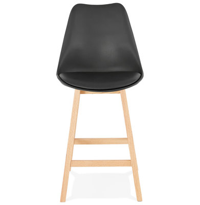 Barkruk APRIL MINI Zwart-Naturel