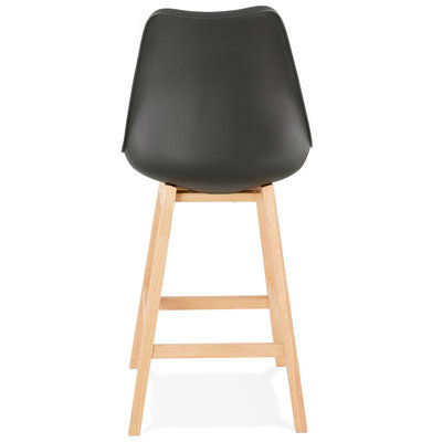 Barkruk APRIL MINI Zwart-Naturel