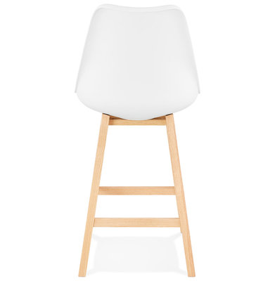 Barkruk APRIL MINI Wit-Naturel