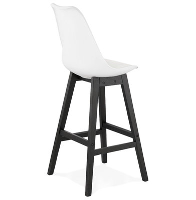 Barkruk APRIL Wit-Zwart