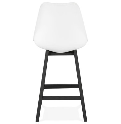 Barkruk APRIL MINI Wit-Zwart