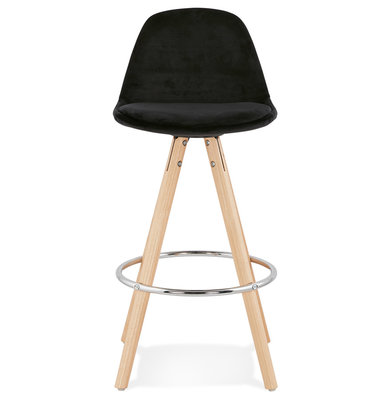 Barkruk FRANKY MINI 65 Zwart-Naturel