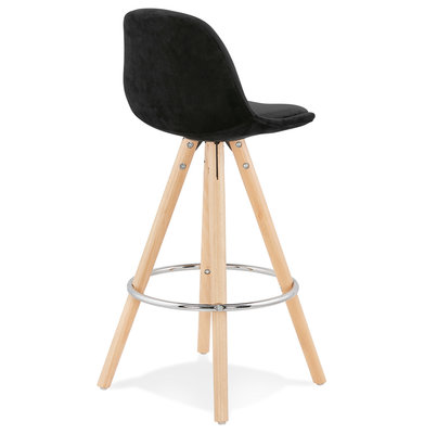 Barkruk FRANKY MINI 65 Zwart-Naturel