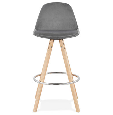 Barkruk FRANKY MINI 65 Grijs-Naturel