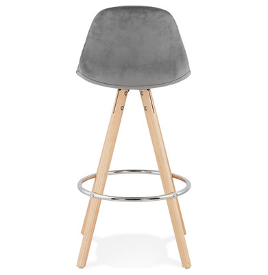 Barkruk FRANKY MINI 65 Grijs-Naturel