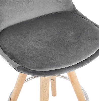 Barkruk FRANKY MINI 65 Grijs-Naturel