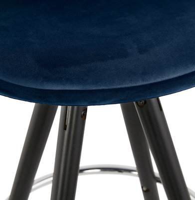 Barkruk FRANKY MINI 65 Blauw-Zwart