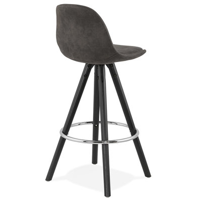 Barkruk AGOUTI MINI 65 Donkergrijs-Zwart