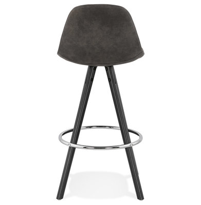 Barkruk AGOUTI MINI 65 Donkergrijs-Zwart