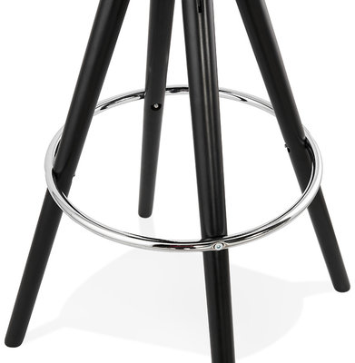 Barkruk AGOUTI MINI 65 Bruin-Zwart