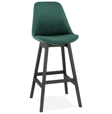 Barkruk BASIL Groen-Zwart