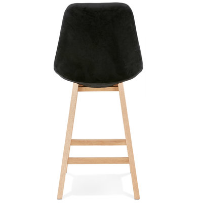 Barkruk BASIL MINI Zwart-Naturel