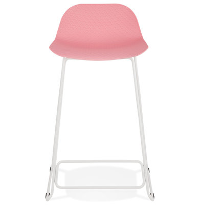Barkruk SLADE MINI Roze-Wit