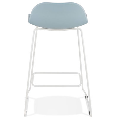 Barkruk SLADE MINI Blauw-Wit