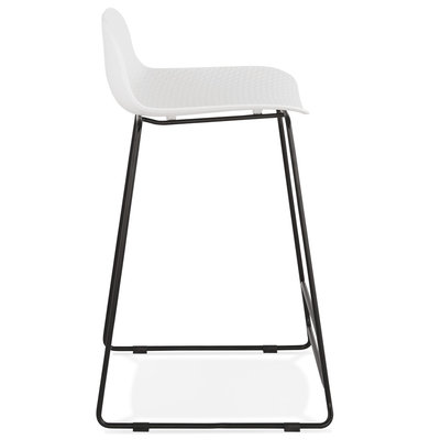 Barkruk SLADE MINI Wit-Zwart