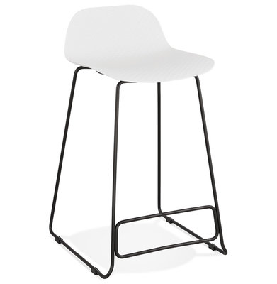 Barkruk SLADE MINI Wit-Zwart