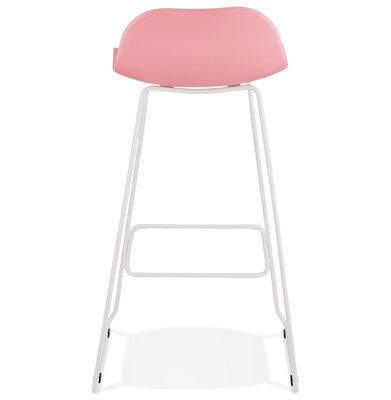 Barkruk SLADE Roze-Wit