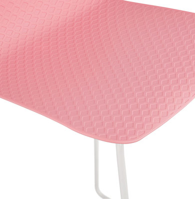 Barkruk SLADE Roze-Wit