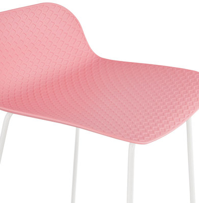 Barkruk SLADE Roze-Wit