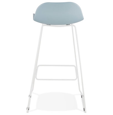 Barkruk SLADE Blauw-Wit