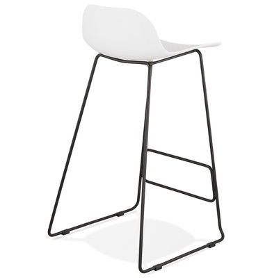 Barkruk SLADE Wit-Zwart
