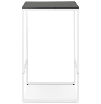 Bartafel MILLIE Zwart-Wit 60x60x102cm