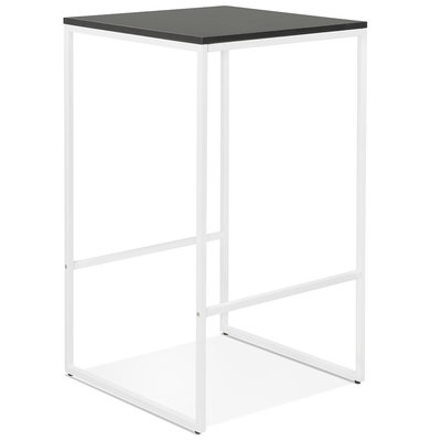 Bartafel MILLIE Zwart-Wit 60x60x102cm