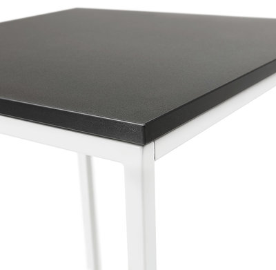 Bartafel MILLIE Zwart-Wit 60x60x102cm