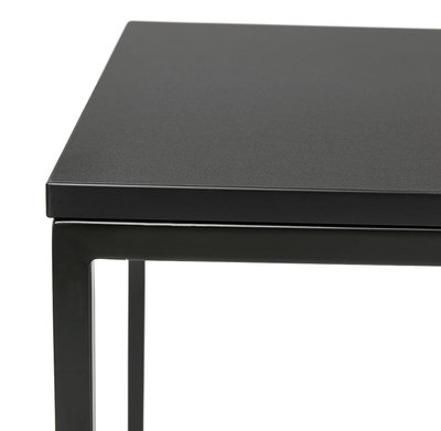 Bartafel MILLIE Zwart-Zwart 60x60x102cm
