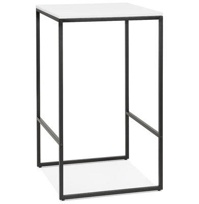 Bartafel MILLIE Wit-Zwart 60x60x102cm