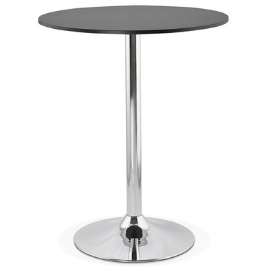 Bartafel LYNN Zwart 90x90x110cm