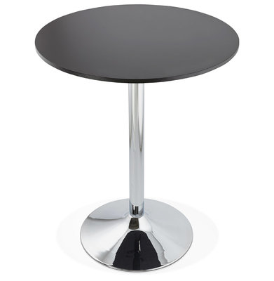 Bartafel LYNN Zwart 90x90x110cm